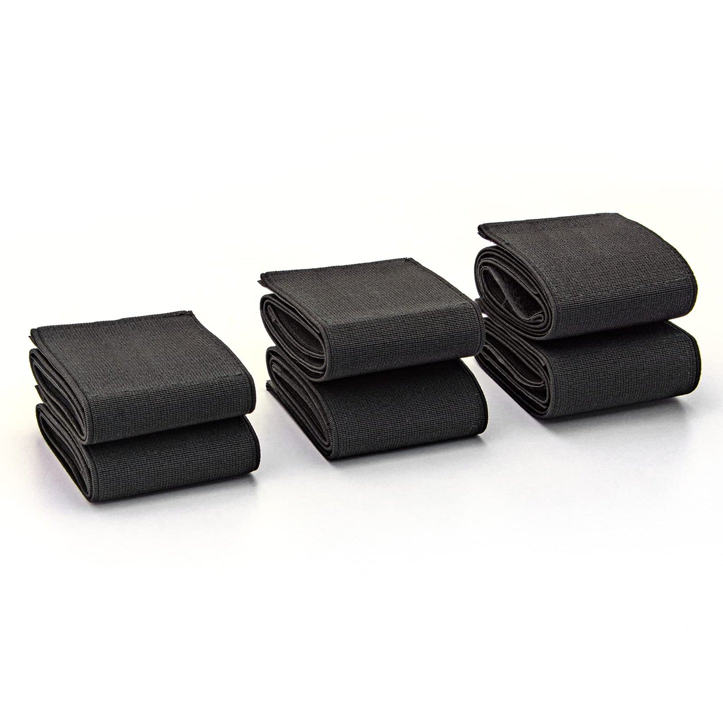 Elitzia Elastic Bandages 6-Pack for Lipo Machine Pads - 3 Sizes (21.85/19.4/12.9 Inch) | High-Density Fabric Straps, Body Contouring, Multi-Use Beauty Device Accessories ET2021P