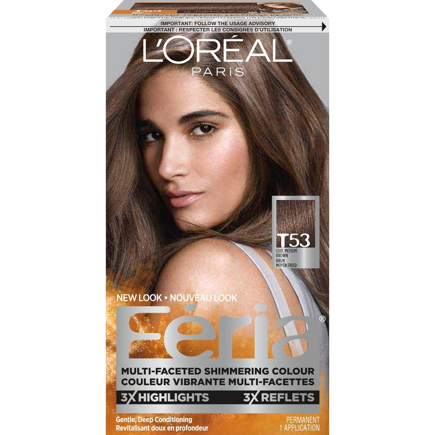 Feria Multi-Faceted Shimmering Permanent Hair Color Kit - C100 Star Lights Extreme