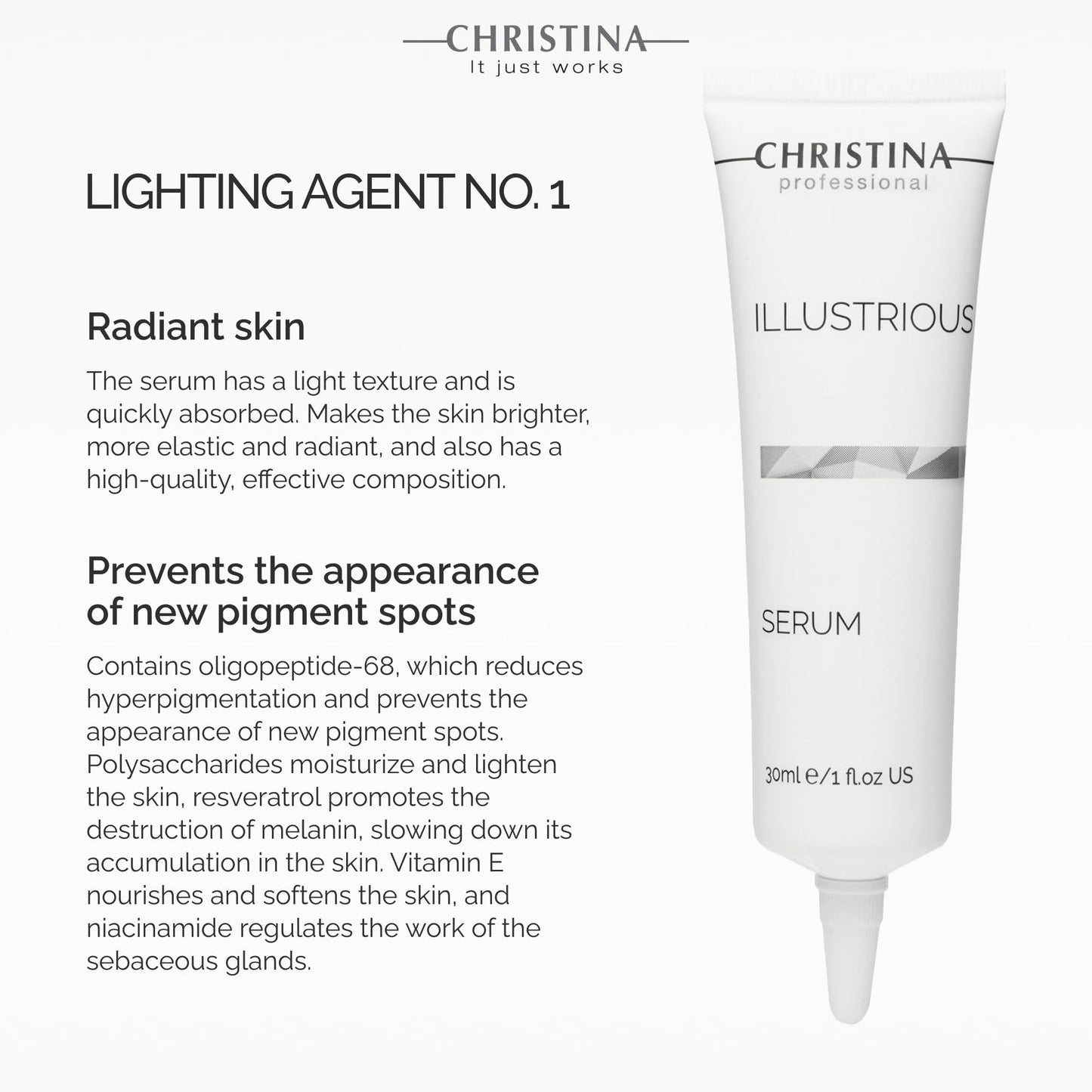 Christina Illustrious Face Skin Serum - For All Skin Types 30ml / 1 fl.oz
