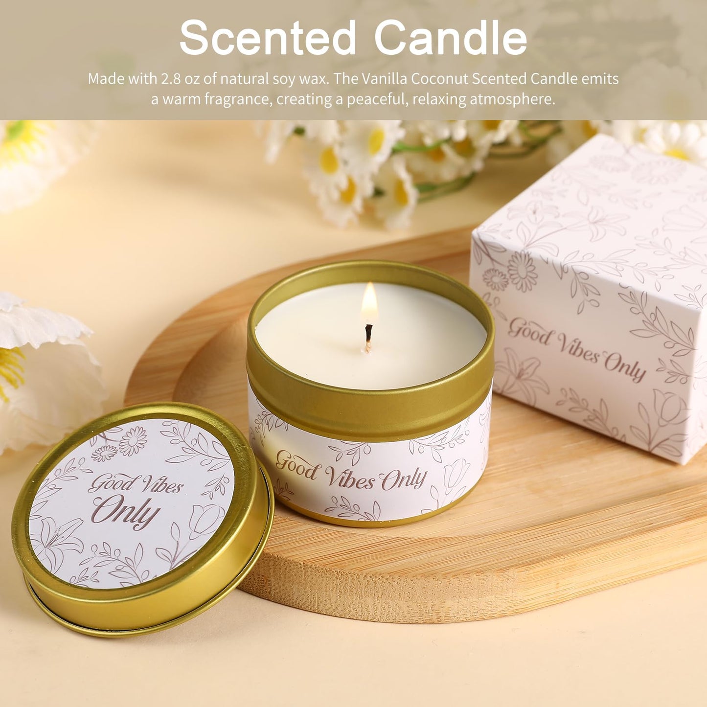 ENJOLLY Get Well Soon Gifts Baskets for Women Self Care Gifts,Birthday Gifts for Women Spa Care Package, Set for Mom Wife Girlfriend Sister Best Friend (Ivory)