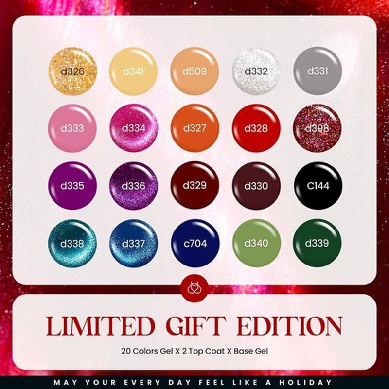 Beetles Cat Eye Gel Nail Polish Set, 20 Colors Magnetic Gel Polish Red Purple Blue Color Winter Gel Polish Set with Double-ended Pen and Magnet Gel, Base & Top Coat, Manicured Soak Off UV for Women