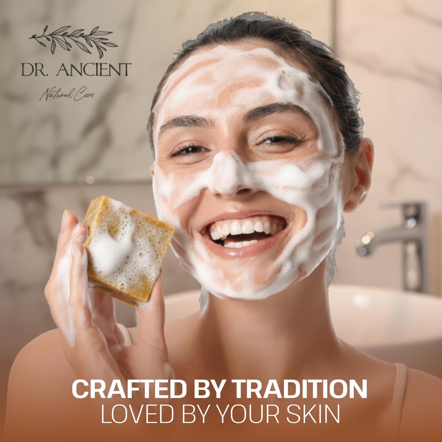 Dr.Ancient Sulfur Soap for Acne-Prone Skin & Dark Spots – Sulphur Soap Bar for Oily Skin, Helps Reduce the Appearance of Breakouts & Hyperpigmentation, Deep Cleansing for Clearer 5 oz (Pack of 2)