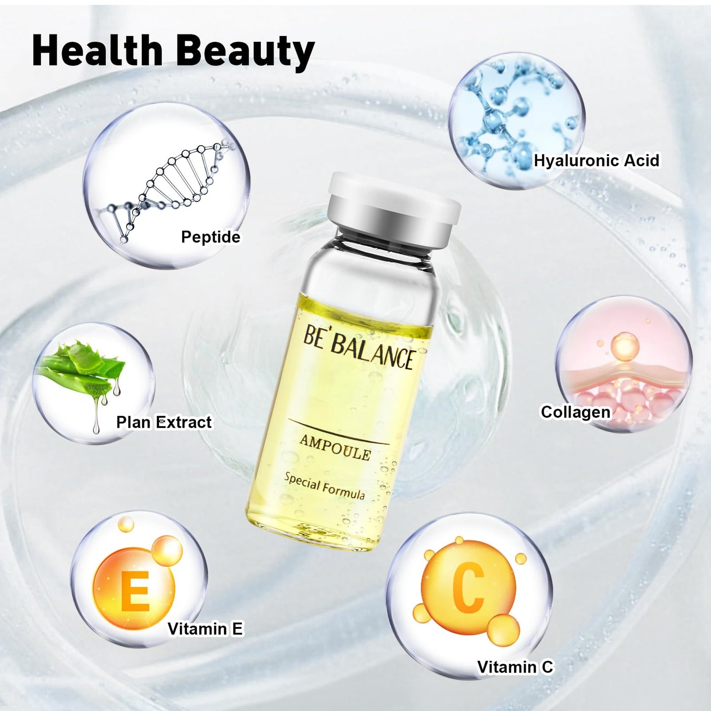 Hyaluronic Acid for Microneedling Concentrate Ampoules 5 Vials 0.35 Fl Oz