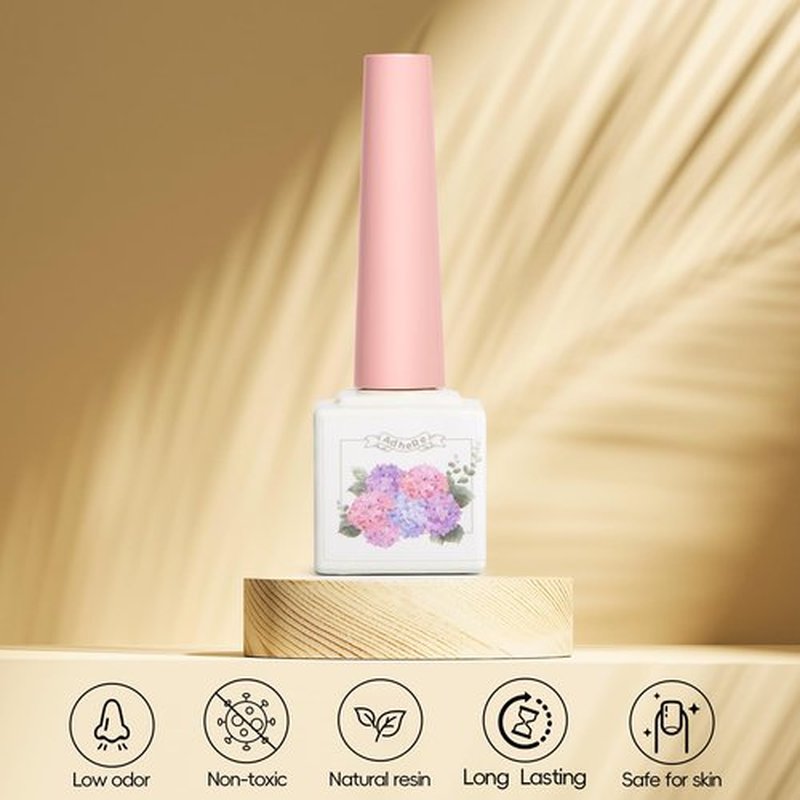 Adhere 7Pcs 12ML Cat Eye Soak Off UV LED Gel Nail Polish Set, Reflective Glitter Cat Eye, Sparkling Diamond Magnetic Champagne,Light purple,Romantic Pink Color with Magnet