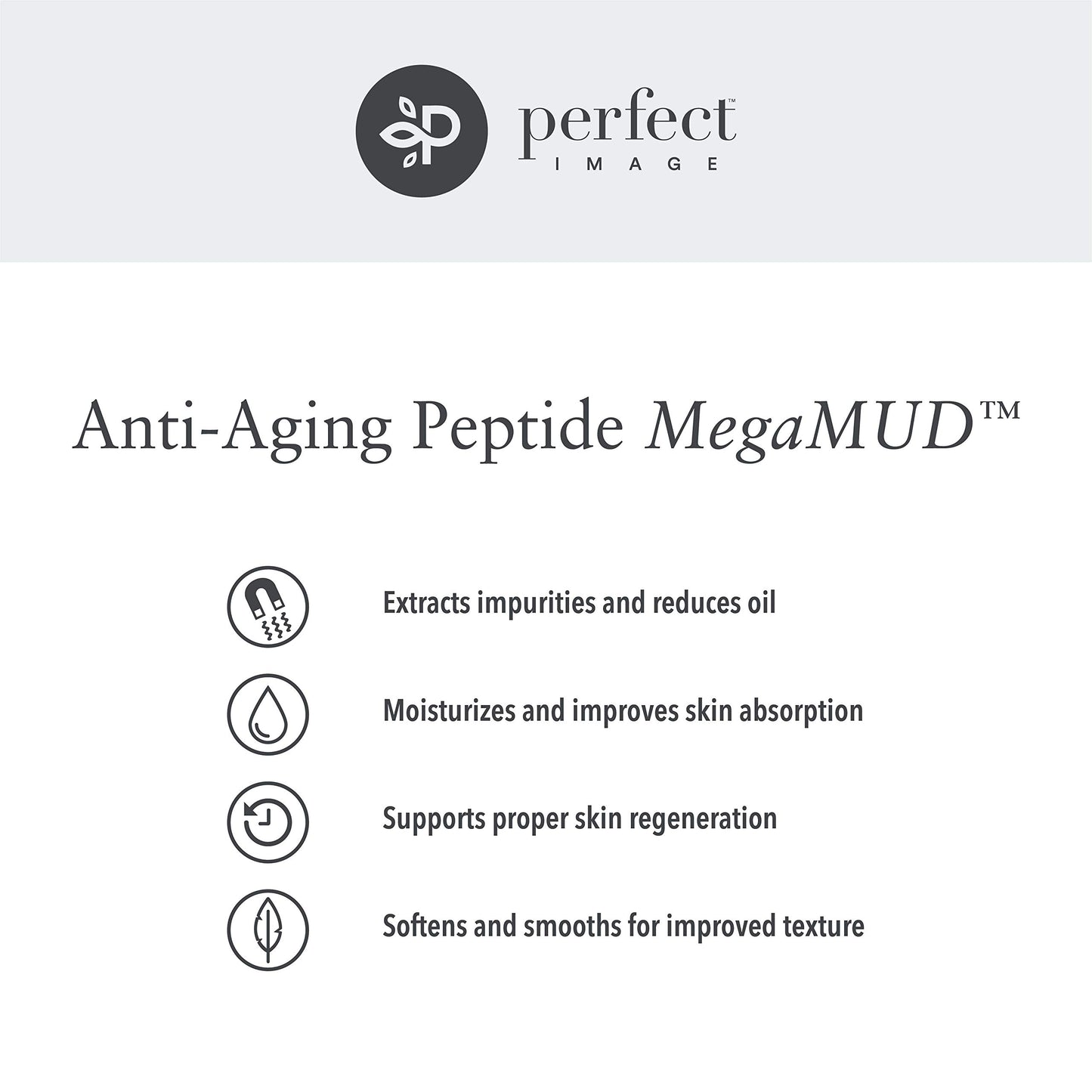 Perfect Image Anti-Aging Peptide MegaMUD - Matrixyl 3000, Argireline, and Hyaluronic Acid