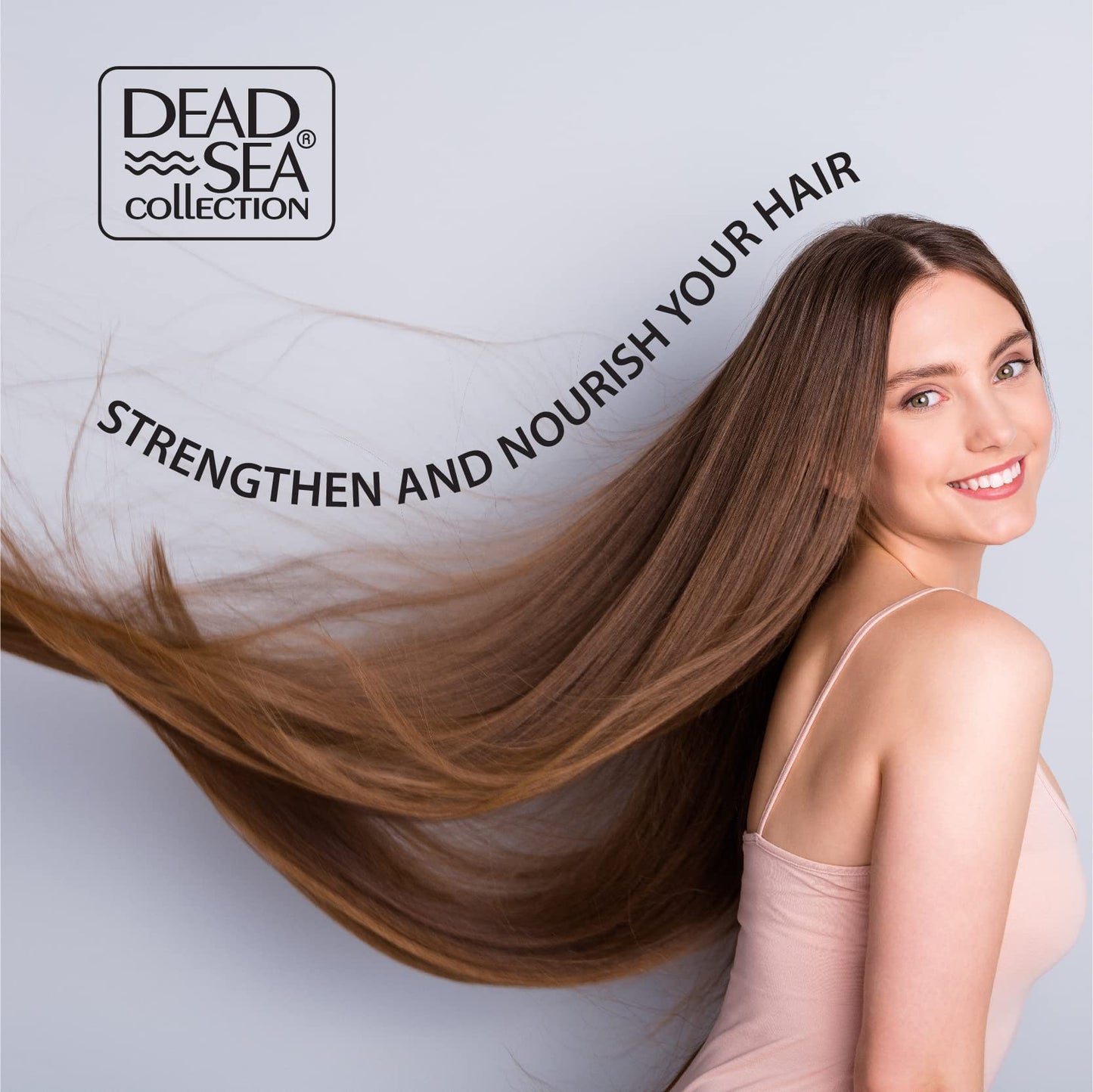 Dead Sea Collection Shampoo and Conditioner Set with Macadamia Oil – Hydrating Softening Hair Products with Dead Sea Minerals for All Hair Types – Set of 2 Bottles (33.8 & 30.6 Fl. Oz.)