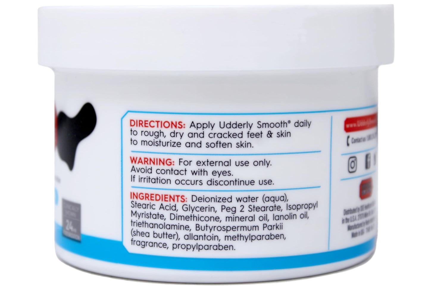 Udderly Smooth Foot Cream with Shea Butter 8 oz