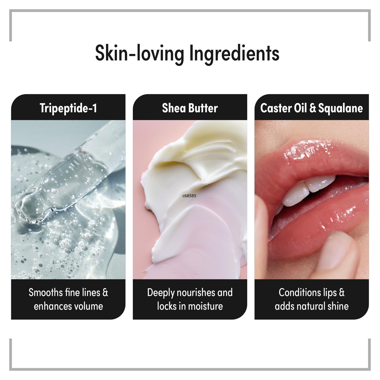 KISS NEW YORK Peptide Lip Treatment, Hydrating & Non-Sticky Plumping Balm, Shea Butter, Castor Oil & Squalane Reduces Look of Fine Lines, Softer & Fuller Lips with Cooling Metal Tip (Unscented Clear)