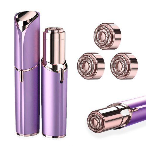tuokiy Women Facial Hair Removal Device Battery Operated, Facial Hair Removal for Women，Facial Shaver for Women, Powered by 1 AA Battery (Not Included)