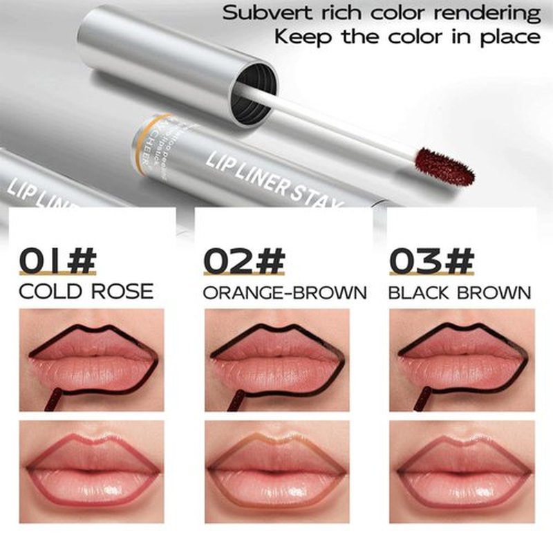 HUSCAN Veldoro Lip Stain, Veldoro Peelix Peel Off Lip Liner, Peelix Peel Off Lip Liner Stain, Veldoro Peel off Lip Stains for Women (#03+#01)
