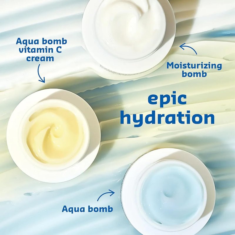 Belif Aqua Bomb Vitamin C Face Cream - Intense Hydration with Hyaluronic Acid & Vitamins | All Skin Types