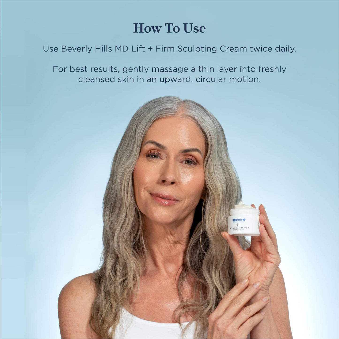 Beverly Hills MD Lift & Firm Sculpting Cream- Tighten & Tone Skin, Anti-Aging Lotion for Smooth, Moisturized Complexion- Lift and Smooth Face, Neck, Décolleté w/Silk Peptides, Fruity