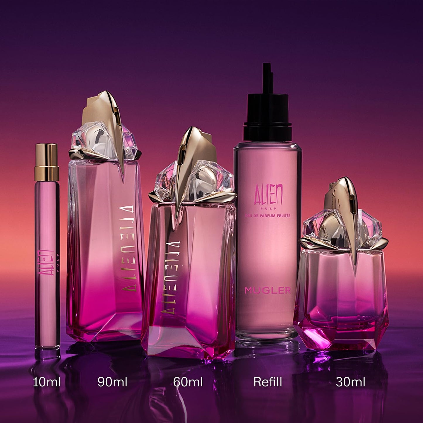 Mugler - Alien Pulp - Eau de Parfum - Fruity, Floral Womens Perfume - With Raspberry, Jasmine & Musks - 3.4 Fl Oz Refill