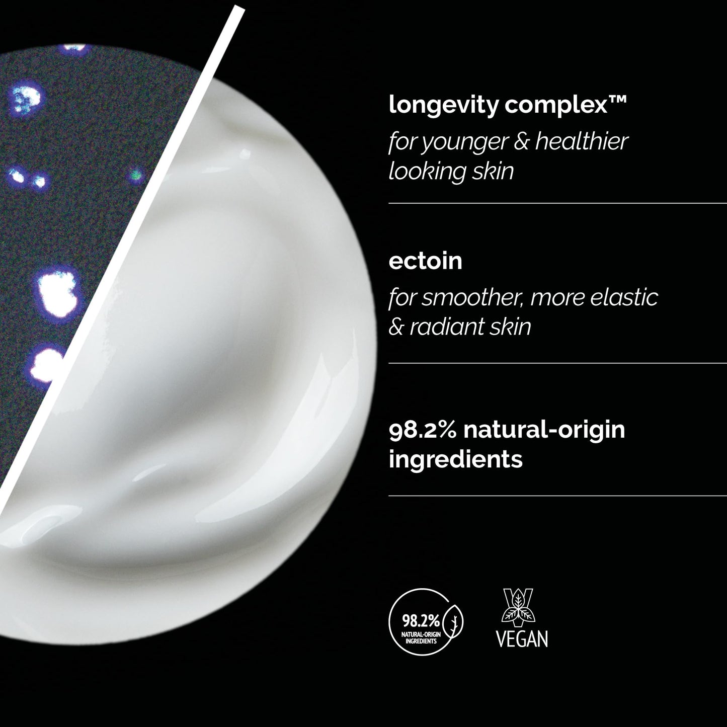 /skin regimen/ Lx Tripeptide Gel Cream, Anti-Aging Lifting Moisturizer, Hydrates, Protects, Pollution Defense, Longevity Complex™, Peptides, Clean Beauty, Vegan, Daily Use, 1.69 Fl Oz