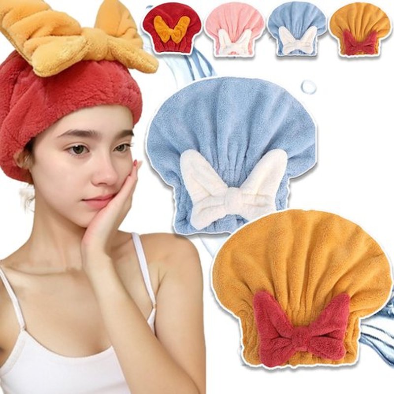 New Super Absorbent Hair Towel Wrap for Wet Hair, Super Absorbent Hair Towel Wrap for Wet Hair, Microfiber Hair Towel Wrap, Hair Towel Wrap for Women, Quick Dry Microfiber Hair Towel (2PCS-C)