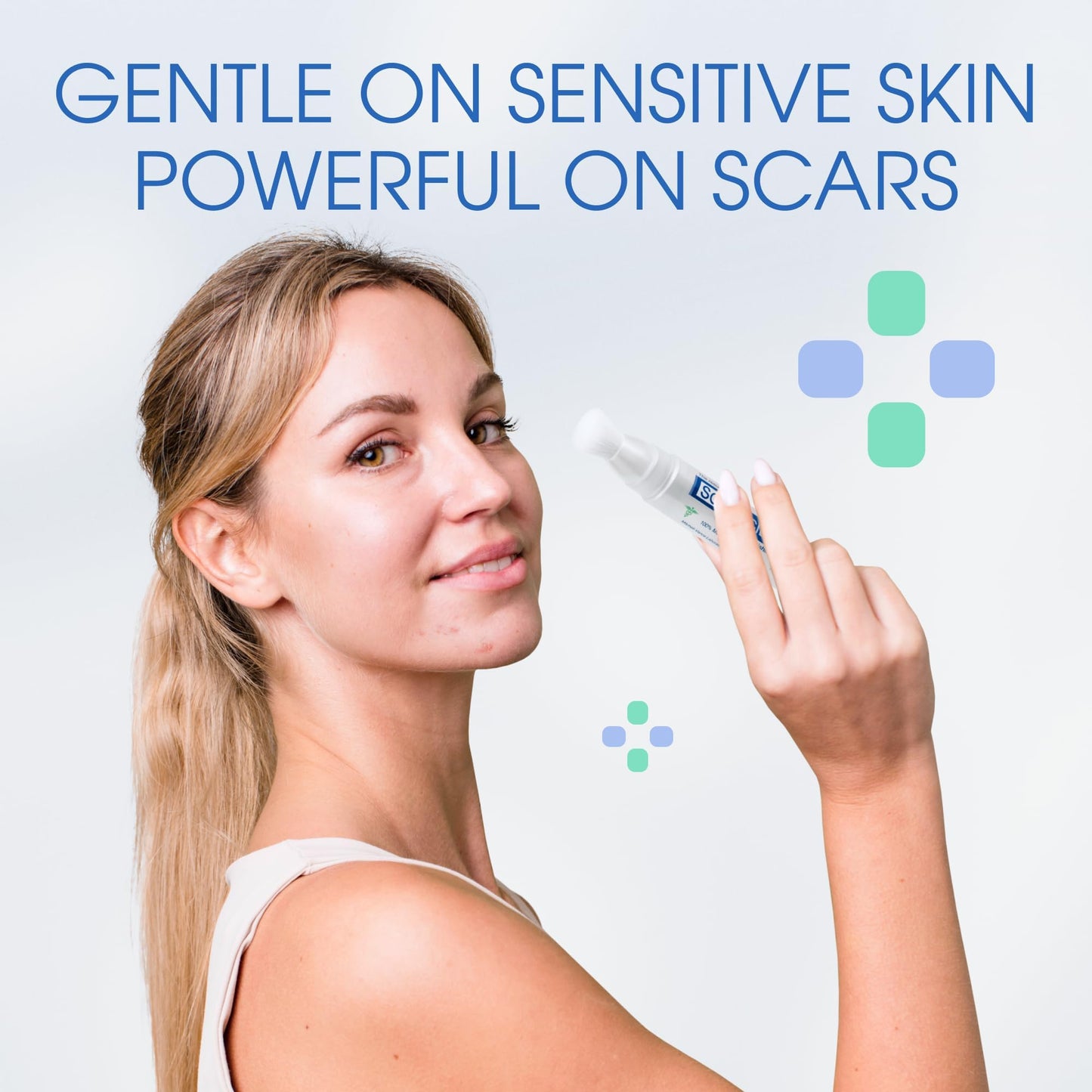 Brush On Medical Grade Silicone Scar Gel Wand for Facial Scars Post Procedure, Peel, Dermabrasion, Non-Comedogenic, Hypoallergenic. Soothe, Prevent, Repair and Restore Serum for Face