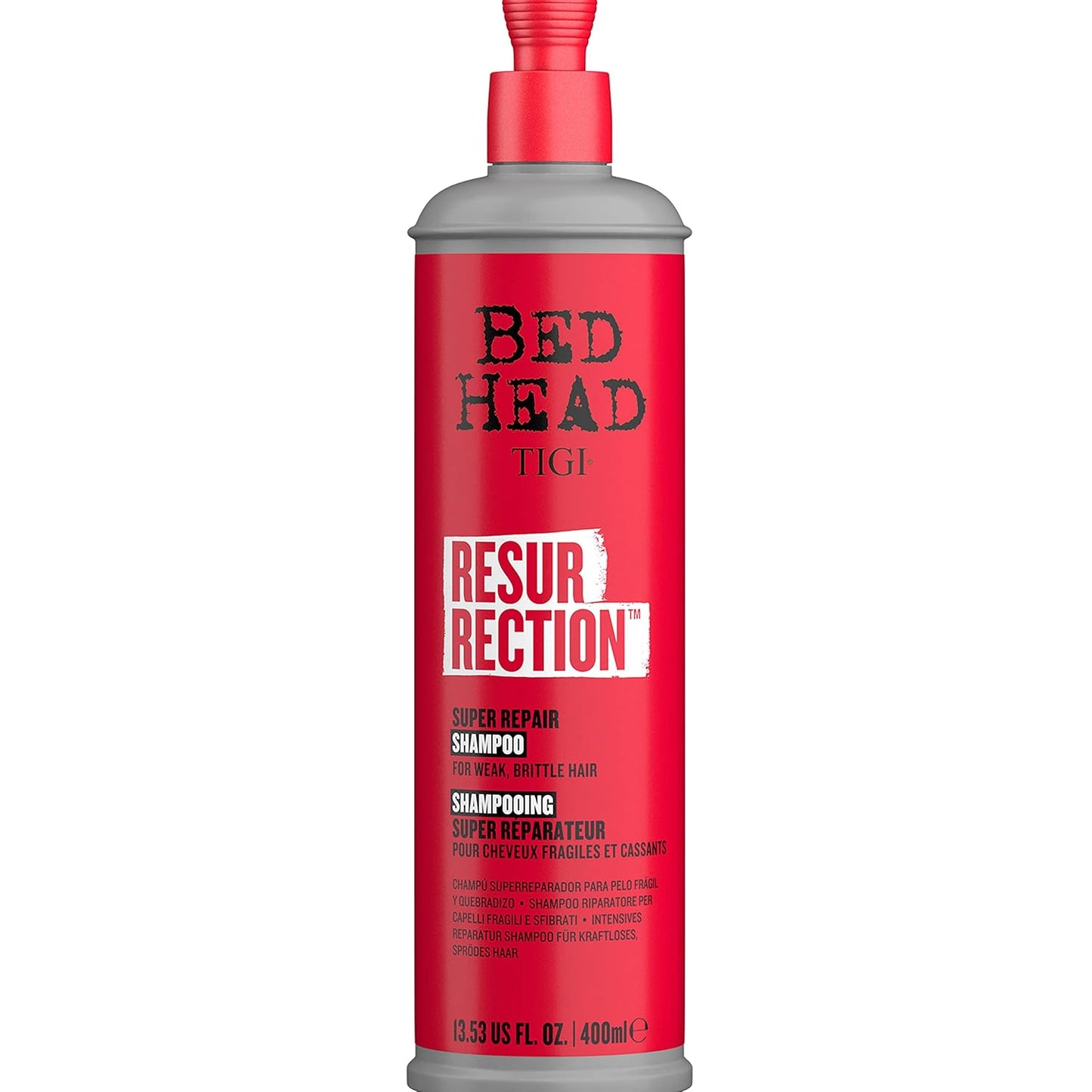 Bed Head Resurrection Shampoo for Damaged Hair - 13.53 fl oz (Pack of 2)