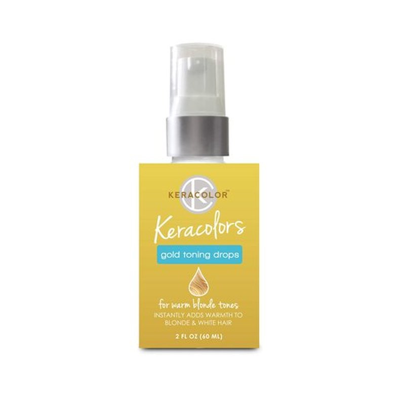 Keracolor Toning Drops, Gold, 2 Fl Oz