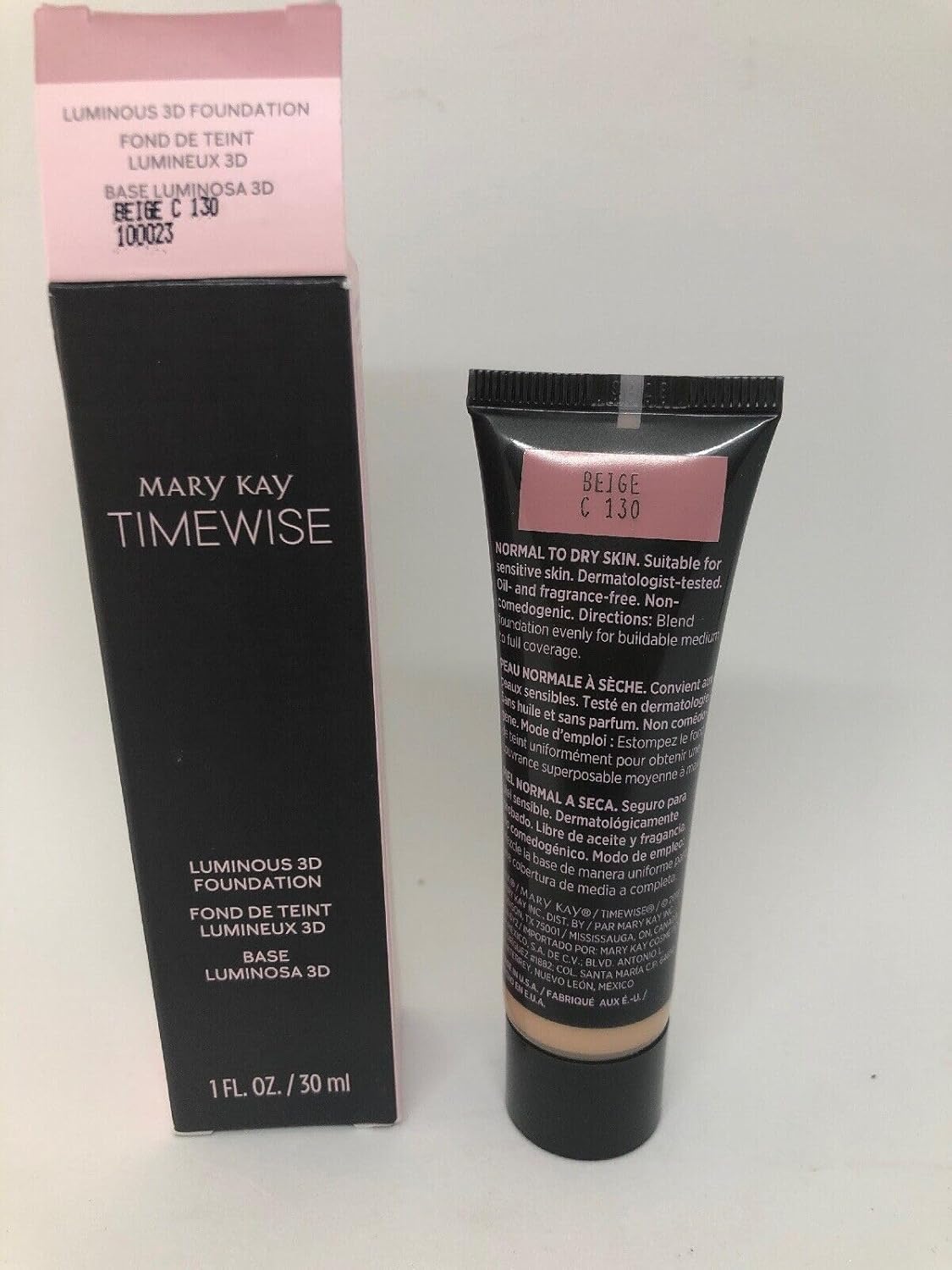 Mary Kay TimeWise Luminous 3D Foundation 1 Fl oz. / 30 ml - Ivory N 140