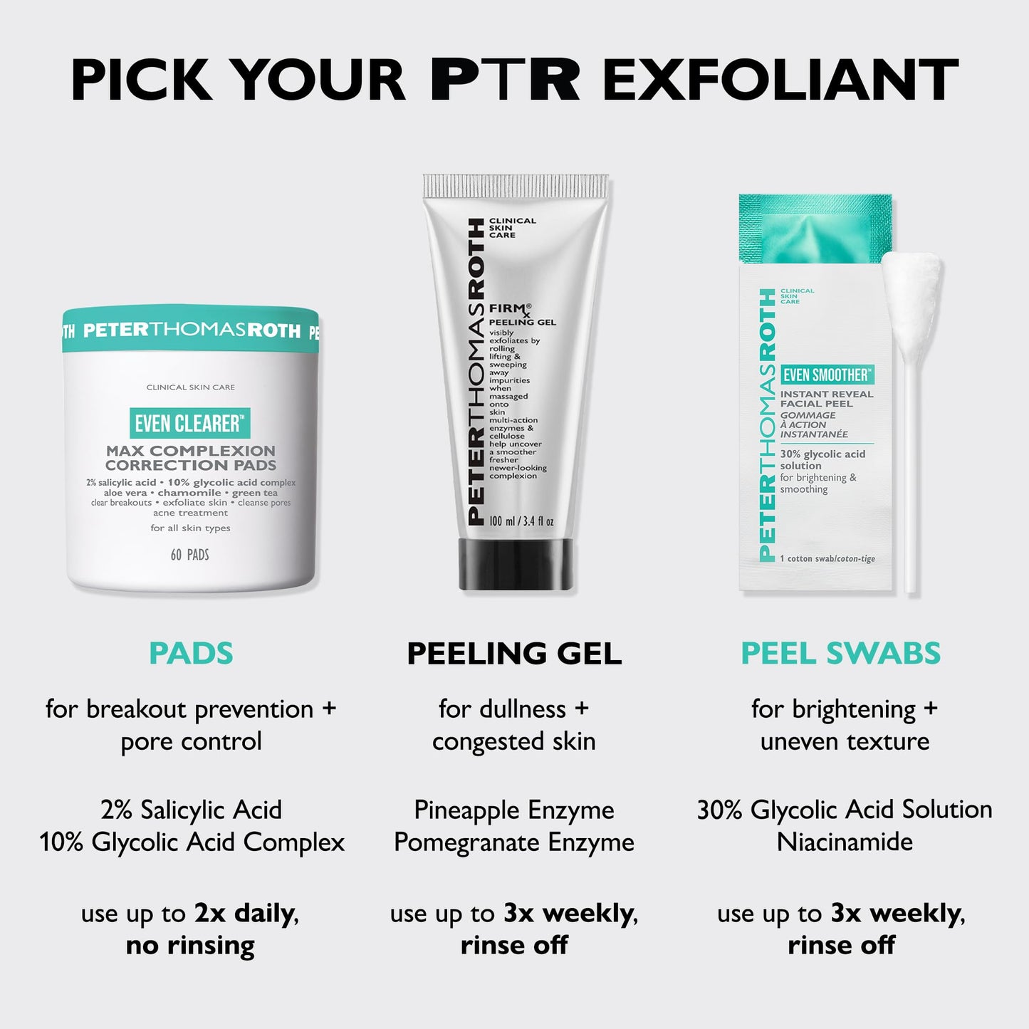 Peter Thomas Roth | FIRMx Peeling Gel | Exfoliant for Dry and Flaky Skin, Enzymes and Cellulose Help Remove Impurities and Unclog Pores (Pack of 2)