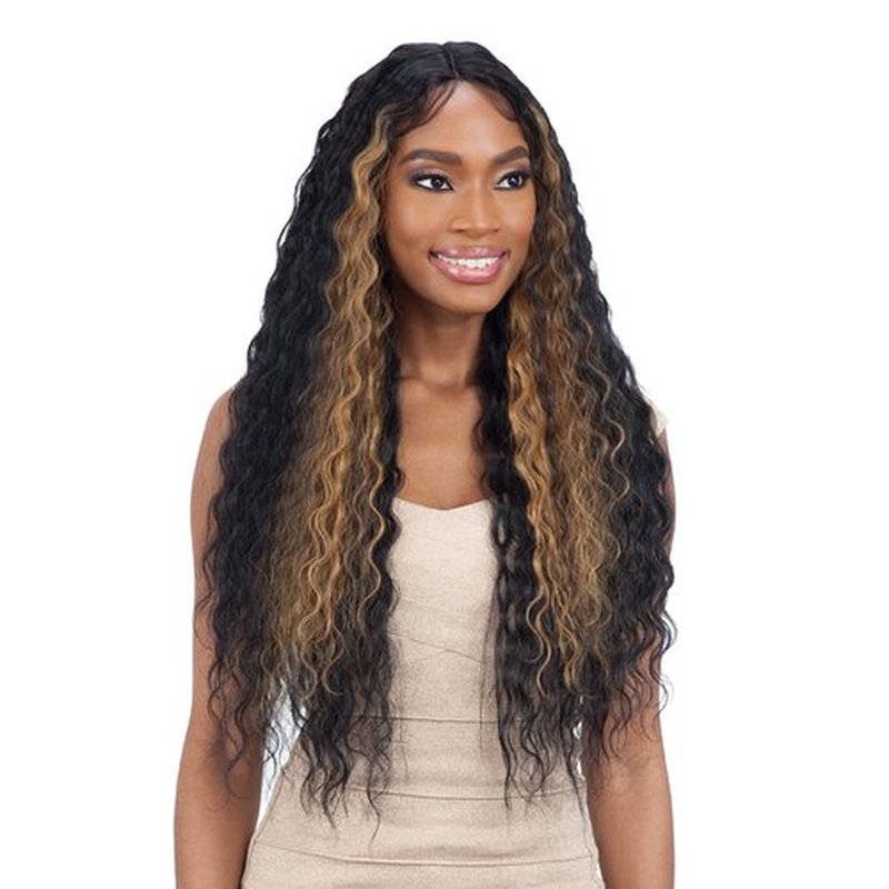Mayde Beauty Lace Front Wig Axis Sleek Crimp (530)