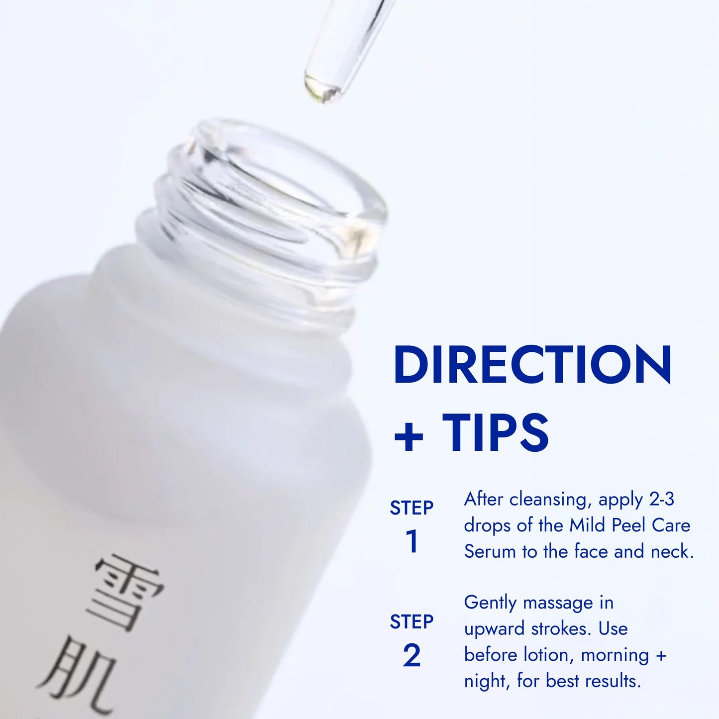 SEKKISEI CLEAR WELLNESS Mild Peel Care Face Serum, Moisturizing, 1 Ounce (30 ml)