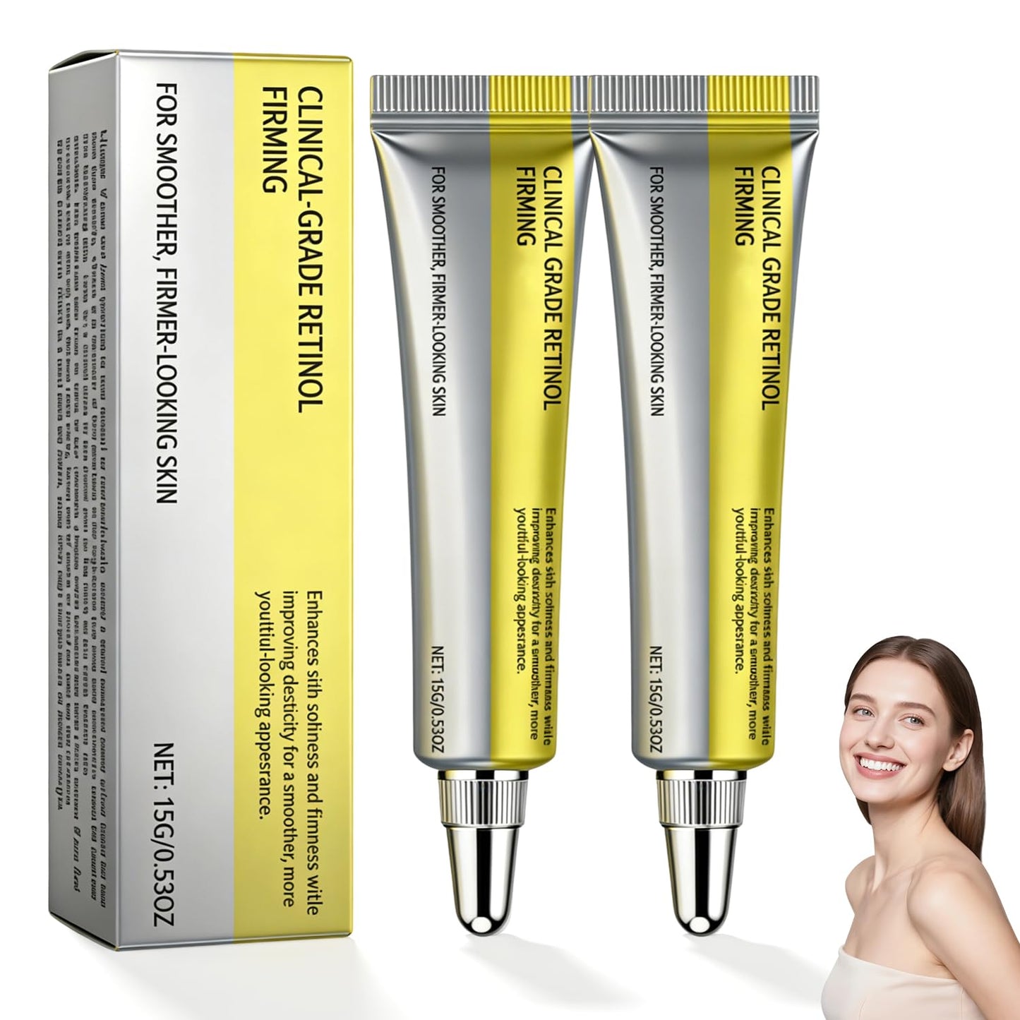 2 Pcs Botoxmix Peptide Anti-Wrinkle Cream Lift Tightening Booster, 2026 New Botoxmix & Vita-A Retinol Shot Cream, Peptide Anti-Wrinkle Serum for All Skin Types