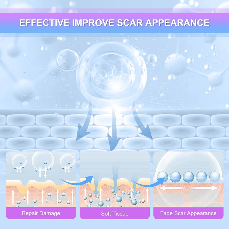Silicone Scar Cream Gel - Advanced Treatment for Surgical Scars, Keloids, Acne & Stretch Marks | 1.23 Oz (35g)