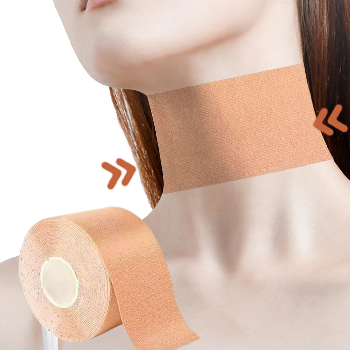 Face Lift Tapes Neck Sunblock Patche, Neck Lift Tapes Neck Sunscreen Tape Excellent Pyhsical Sunblock Protection Effect, Neck Stickers Sunscreen Tapes