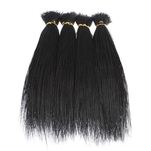 ZRQ Mini Senegalese Twist Crochet Hair For Black Women 22 Inch Long PreTwisted Crochet Hair 100 Strands Pre Looped Crochet Braids 6 Packs Crochet Twist Hair