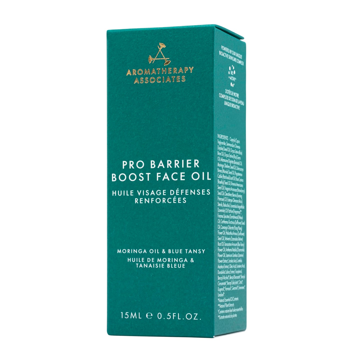 Aromatherapy Associates Pro Barrier Boost Face Oil, Lightweight Hydrating Facial Oil with Moringa, Rosehip & Rice Germ Oils, Supports Skin Barrier, For Dry & Mature Skin, 0.5 fl oz