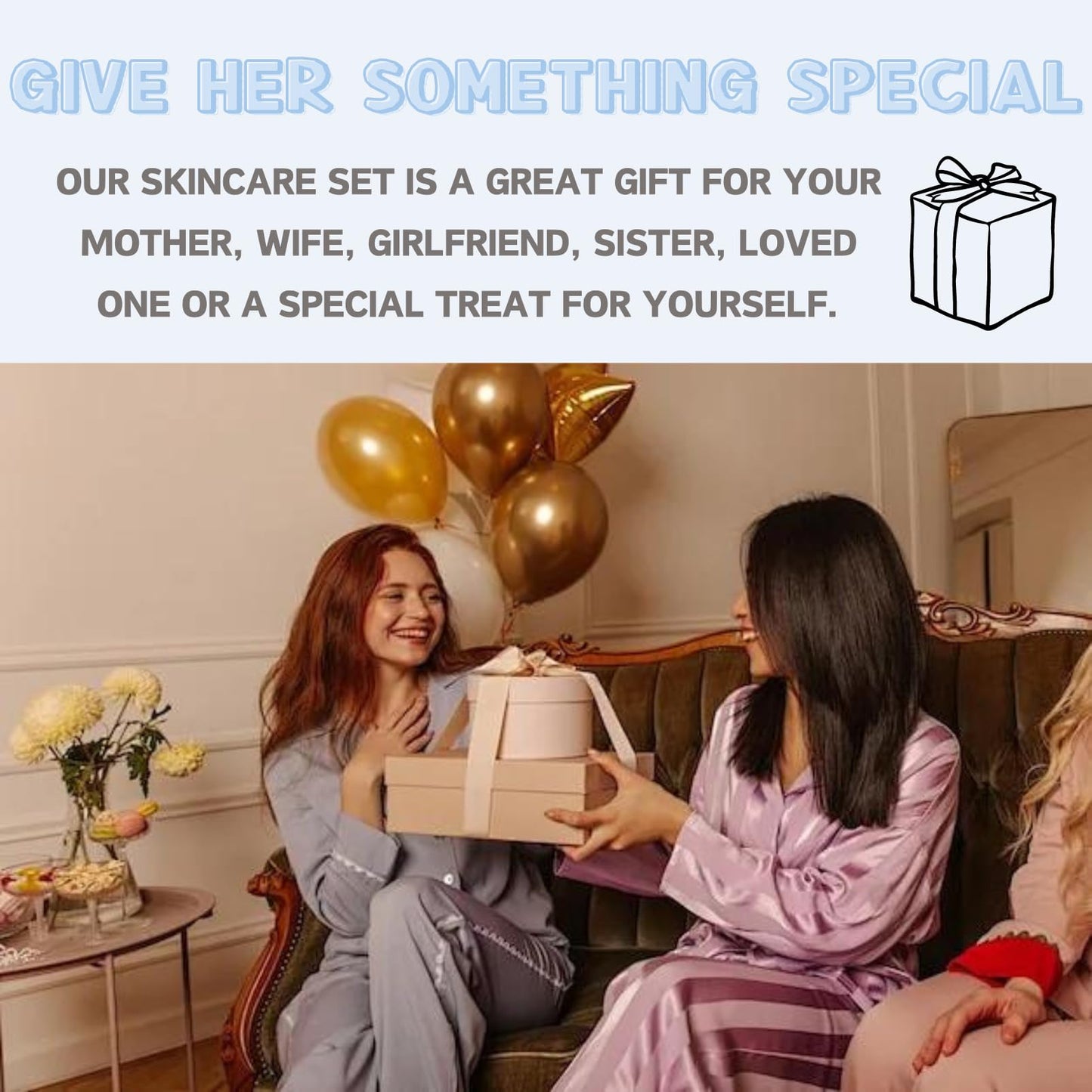 Milk Skincare Set Teen Girls Gifts - Skin Care for Teens 10-12 - Skin Care Set Moisturizing - Skin Care Routine Kit for Women - Skincare for Girls 10-12 - with Eye&Face Cream,Sunscreen(8PCS, Milk)