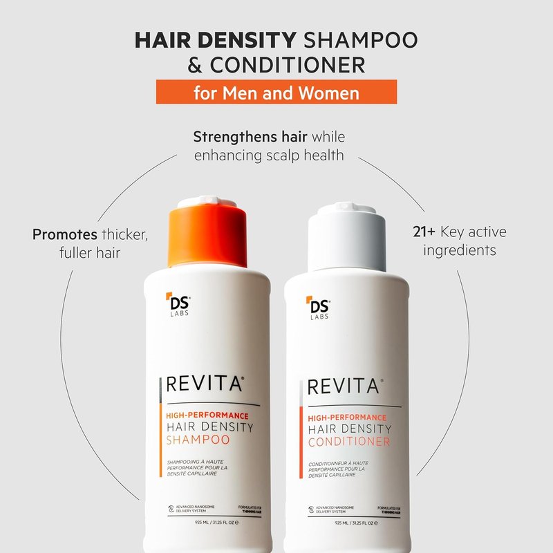 Revita Shampoo & Conditioner Kit - Two-Step Scalp Care for Fuller, Volumized Hair | Sulfate & Silicone Free, 925 mL