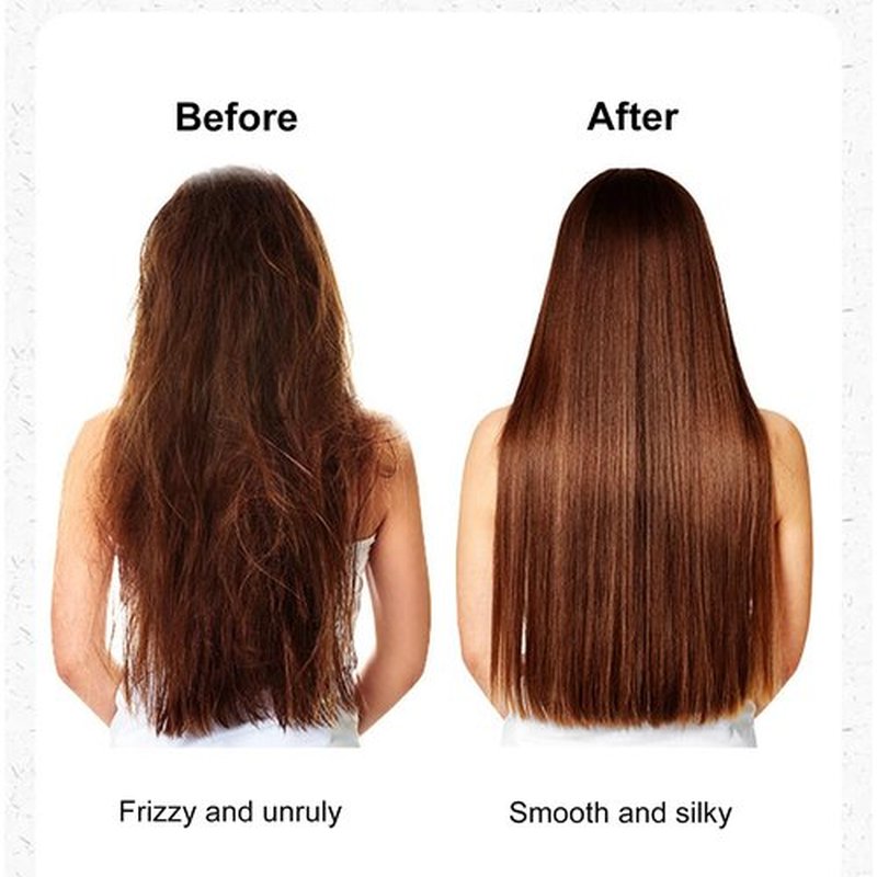 Layhou Adjustable Temperature Hair Straightener Wide Plate Iron Fluffy Electric Hair Straightening Plate