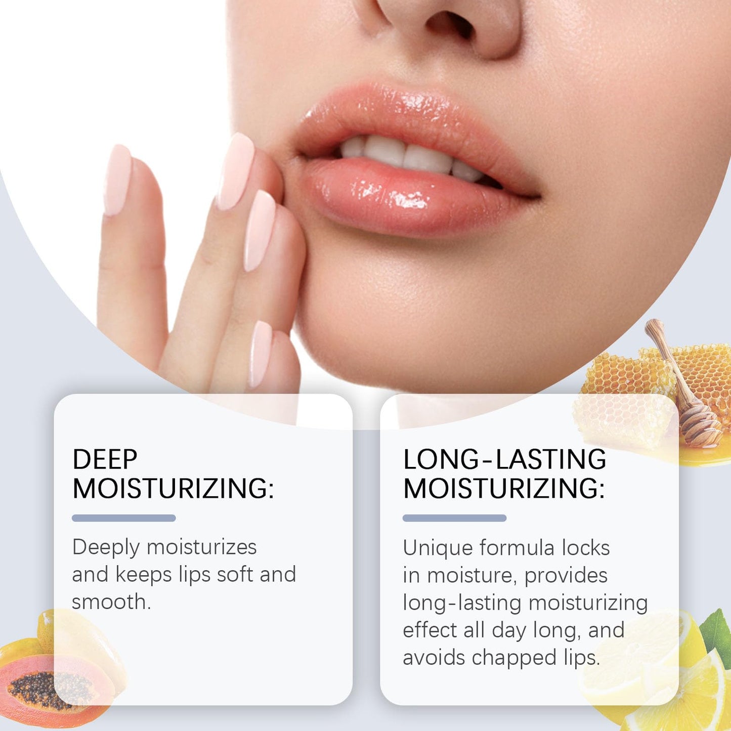 Lip Lightening Balm with SPF - Lip Lightening for Dark Lips, Black Lips Corrector Cream, SPF Lips Sunscreen/Balm/Moisturizer forLips Protection, Softening, Hydration, Repairing (2PCS)