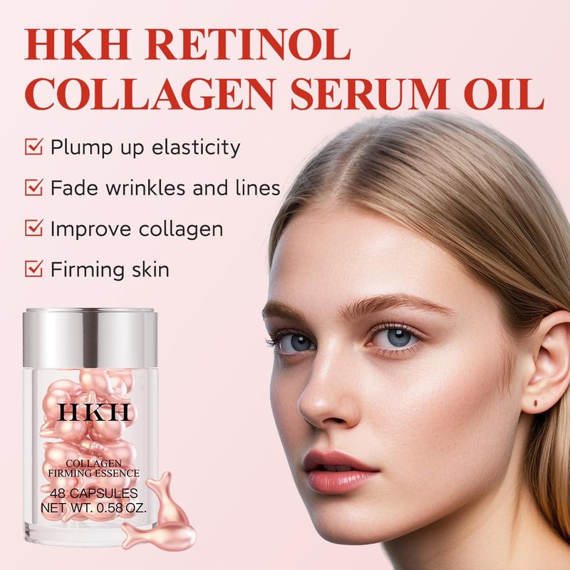 Pro-Retinol Face Serum Capsules - Anti-Aging & Anti-Wrinkle Skincare with Vitamin A & E | 96 Capsules for Smooth, Hydrated Skin