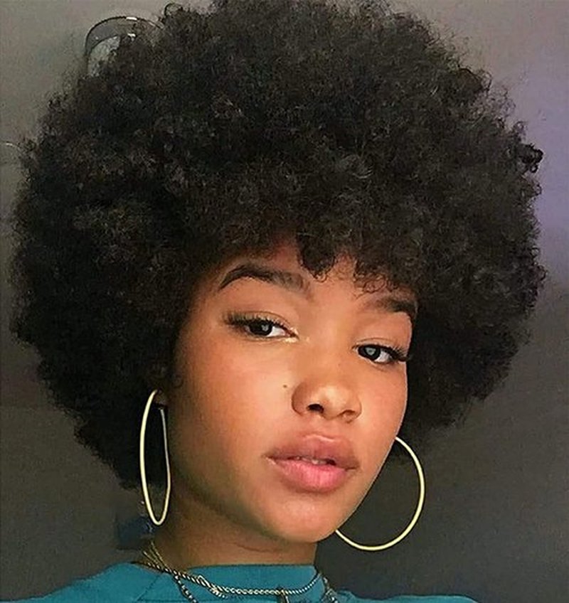 Kaneles Short Curly Afro Black Women Wigs Kinky 70s 80s Costume Black Wig Fluffy Anime Fancy Funny Wigs for Party Cosplay