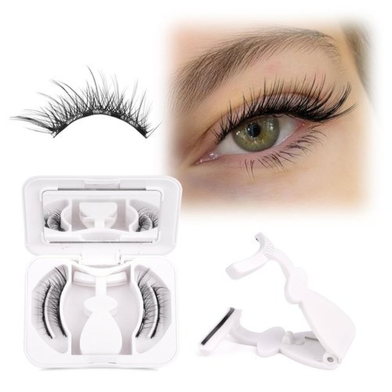 ALICE Upgrade Magnetic Eyelashes Kit Natural Wipy Magnetic Lashes without Eyeliner Magnetic Eyelashes with Applicator Easy to Wear and Remove No Glue Needed Magnetic Lashes Kit