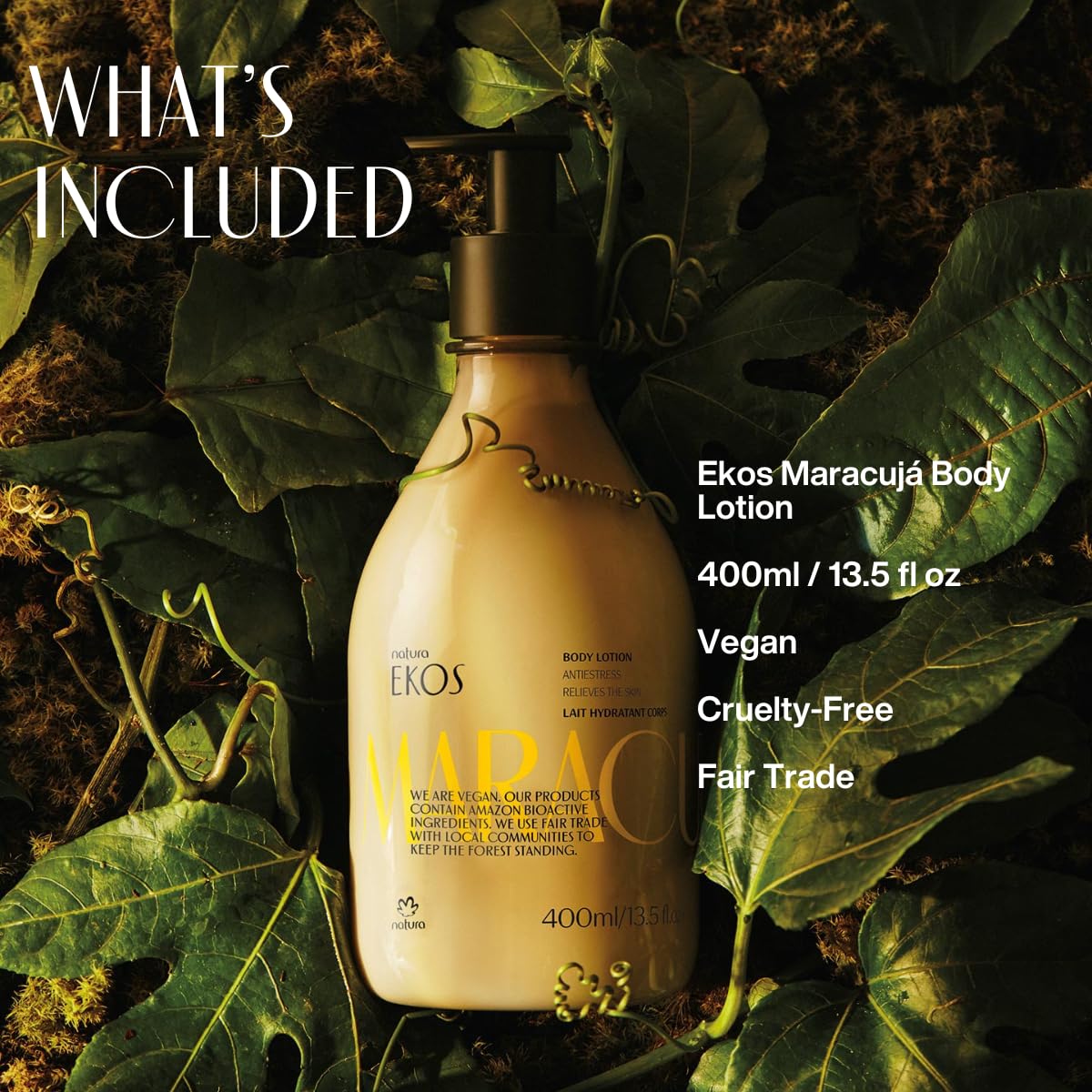 natura - Ekos Castanha (Brazil Nut) Renourishing Body Lotion - Anti-Dryness - Deep Skin Hydration Moisturizer - Vegan Skin Care - Brazilian Beauty Secrets - Self Care & Body Care - 13.5 fl oz (400ml)