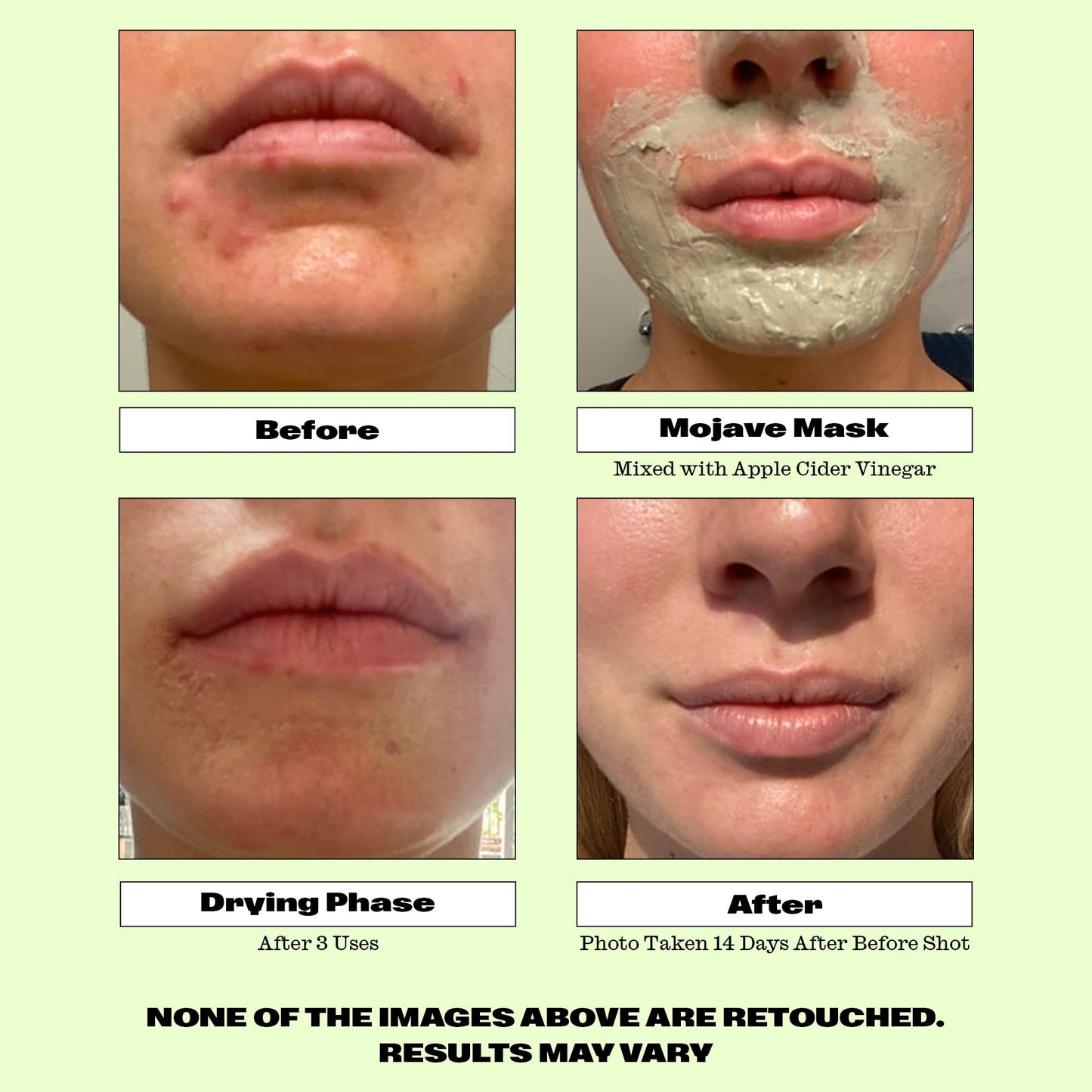 Trademark Beauty Mojave Mask Set With Facial Accessories - Bentonite Clay Face Mask, Organic Detox, Natural Pore Cleanse, Accessories Included - 16 Oz