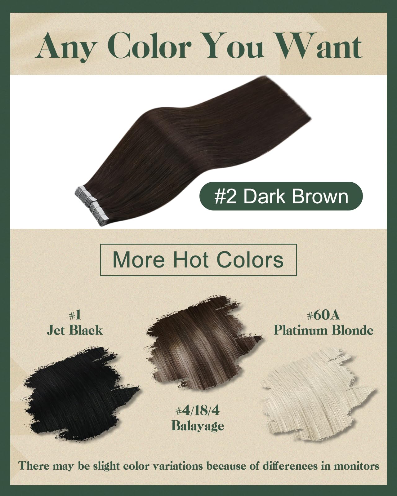 Ugeat Hair Extensions Real Human Hair Tape in Brown Remy Hair Dark Brown Tape on Real Hair Extensions Seamless Tape ins Brunette Human Hair Extensions Skin Weft for Women 14In 20pcs 40G