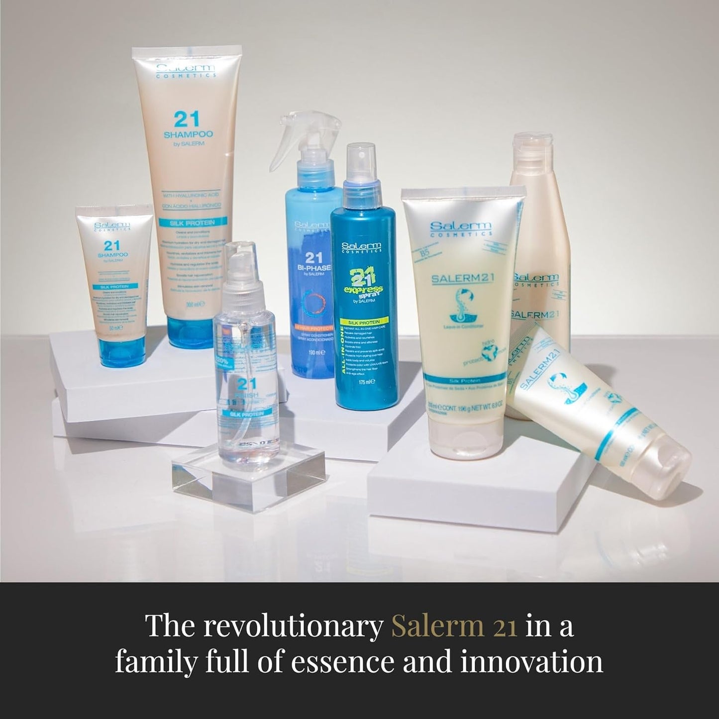 Biphase Leave-In Conditioner 190ml - Salerm 21 | Anti-Frizz, Detangler & UV Protection