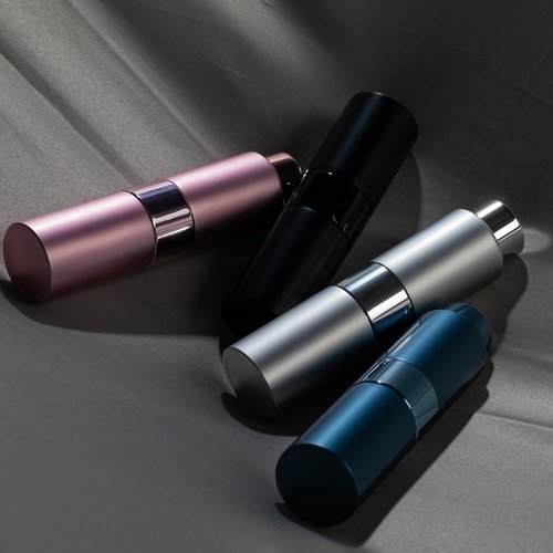 owlyee 20ML Perfume Atomizer, Travel Cologne Spray Bottle, Mini Empty Sprayer Dispenser (Silver, 1PCS)