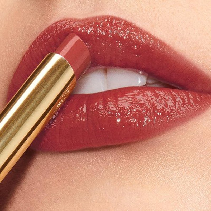Estée Lauder Pure Color Explicit Long-Lasting Slick Shine Slim Lipstick, 0.02 Ounce, 404 No Tomorrow