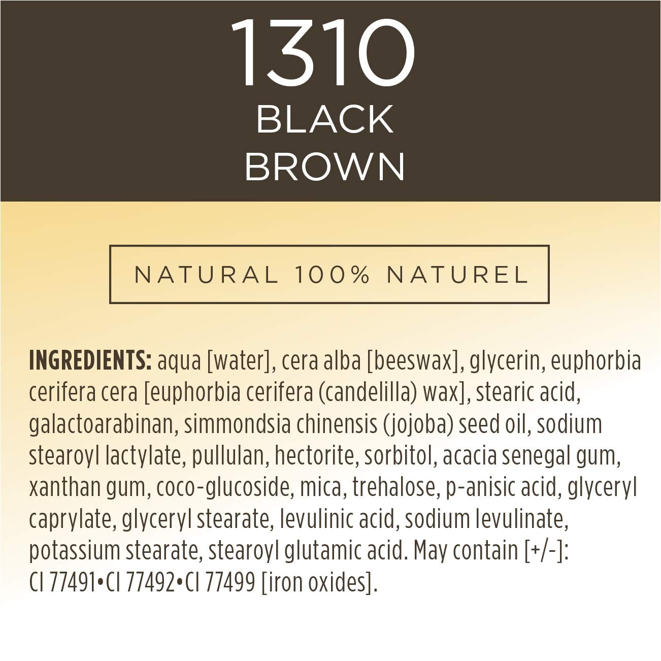 Burt's Bees 100% Natural Nourishing Mascara, Black Brown - 0.4 Ounce (Pack of 2)