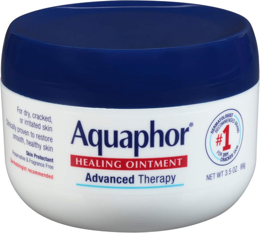 Aquaphor Healing Ointment - Advanced Skin Protectant & Moisturizer for Dry Skin, 3.5 Oz