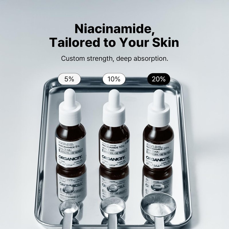 Niacinamide 20% Serum with Hyaluronic Acid | Pore Minimizer & Moisturizer for Even Skin Tone, 1.01 Fl Oz
