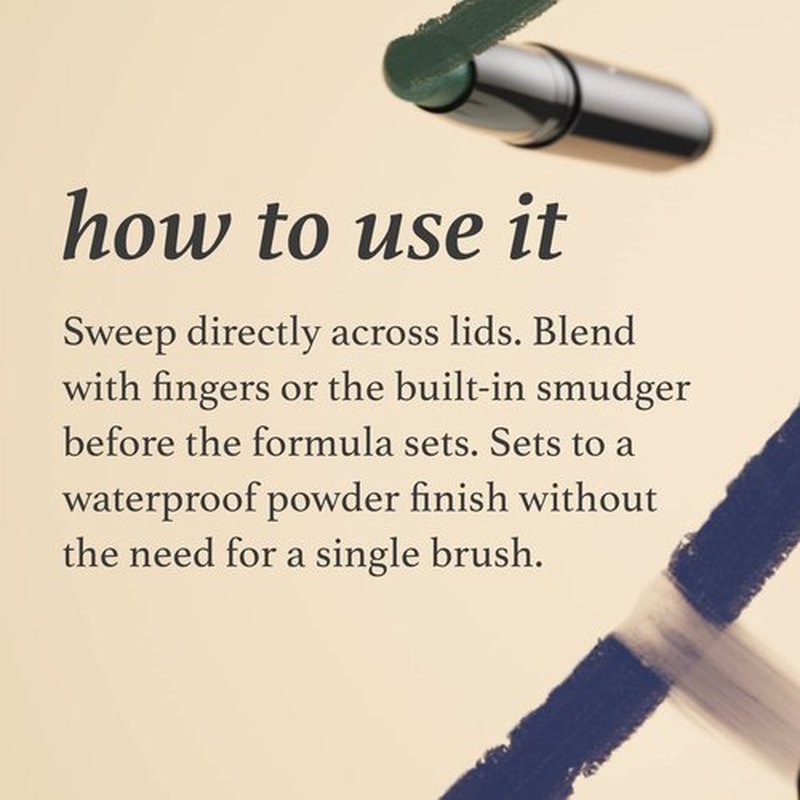 Julep Eyeshadow 101 Crème-to-Powder Waterproof Eyeshadow Stick – Marigold Matte – Long-Lasting, Crease-Proof, Warm Golden Undertones Matte Cream Eyeshadow with Built-in Smudger