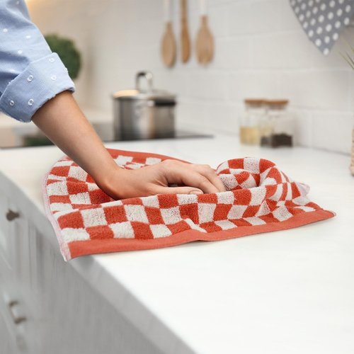 Washcloths 12 Pack Bathroom Face Towels 4 Colors for All Family Members, Soft Cotton Terry Wash Cloths for Showering 13"x13", Checkered