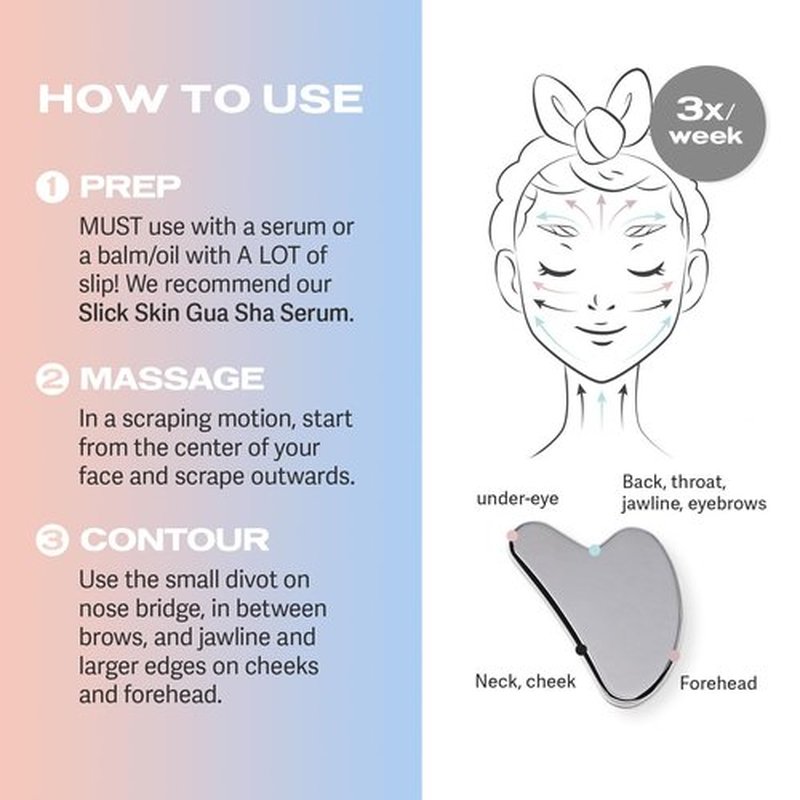 Sacheu Stainless Steel Face Roller and Gua Sha Bundle - Metal Face Roller, Metal Gua Sha, Facial Massage Tools to Reduce Puffiness, Lymphatic Drainage, Facial Tension, Skin Care Face Massagers